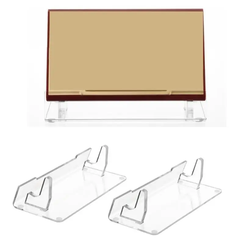 E8BD 2pcs Acrylic Stand for Handheld Video Game Consoles Transparent Display Bracket