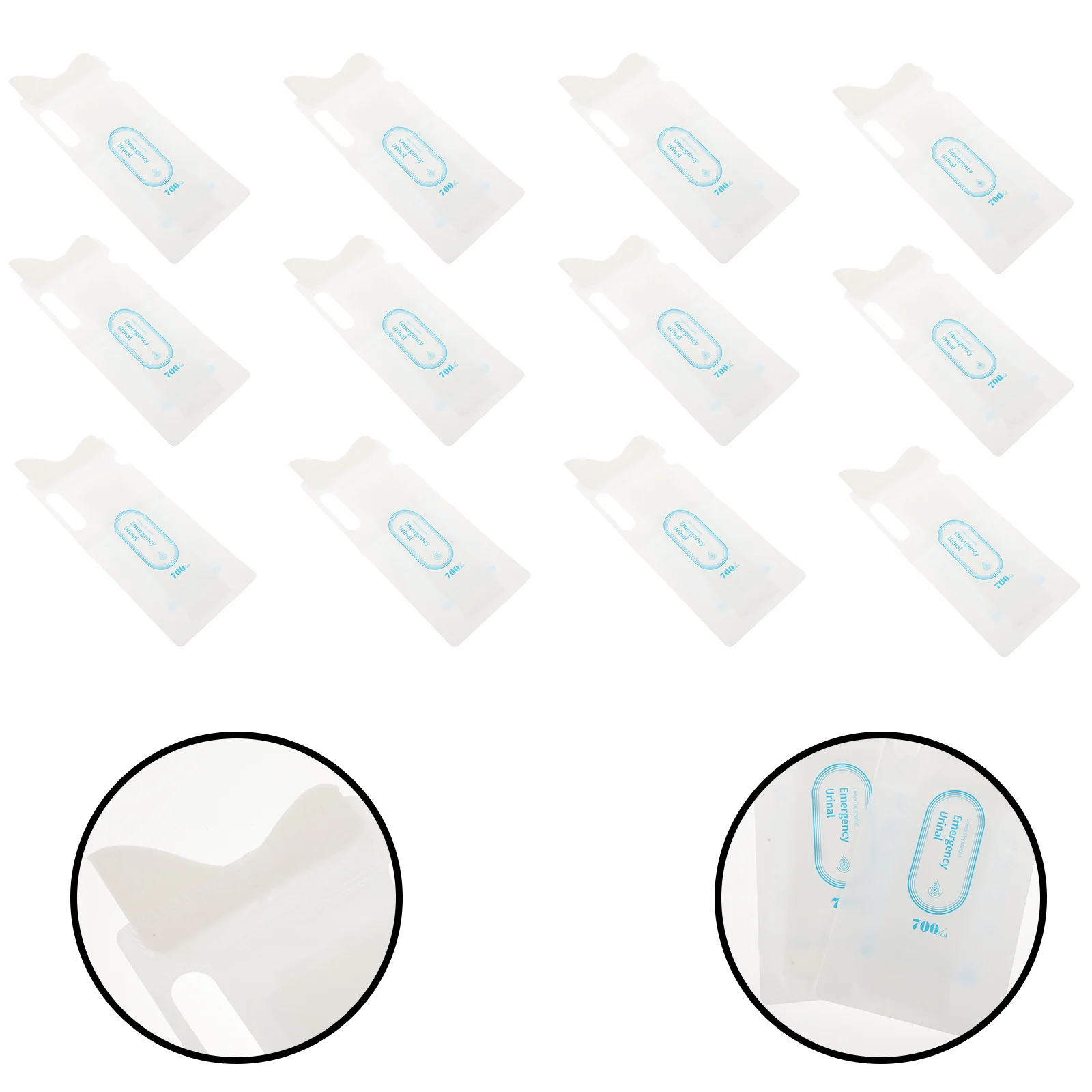 

12 Pcs Portable Urine Bag Disposable Urinal Bags Leakproof Toilet Storage Pe Pee for Travel