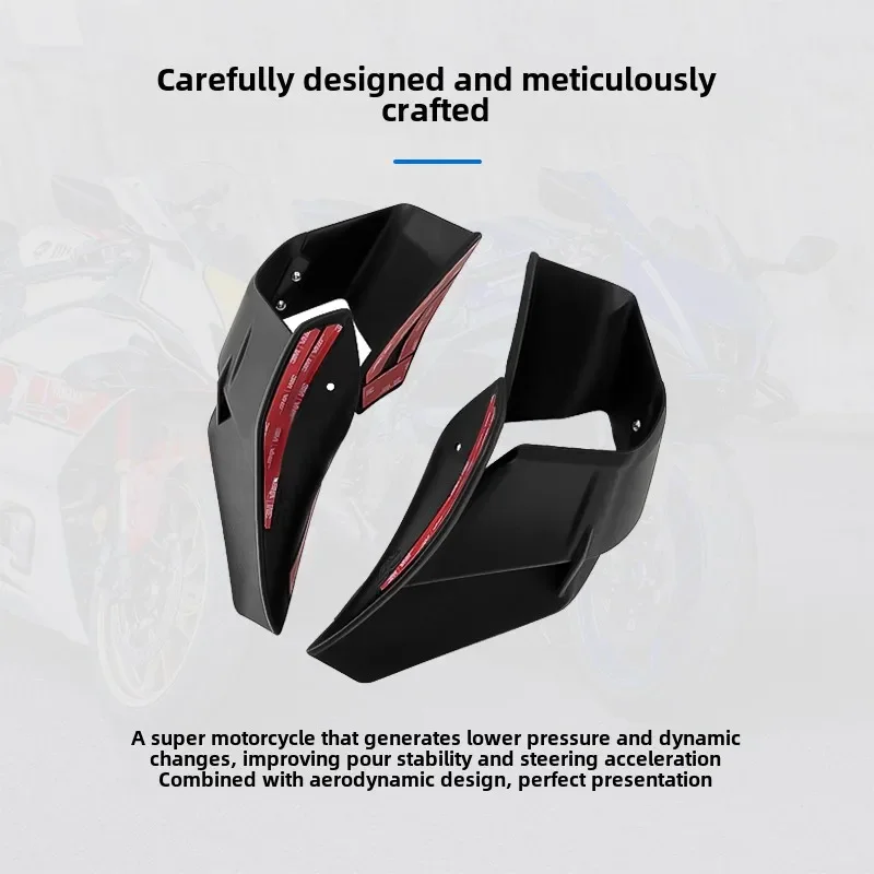 Suitable for Yamaha YZF-R7 Modified Fixed Wing Side Wind Blade Air Guide Cover Accessories Yamaha Motorcycle Accessories