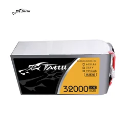 TATTU 32000mAh 22.8V 10C 6S 30000mah Akumulator Lipo z wtyczką XT90 do wielowirnikowców o dużym obciążeniu Hexacopter dron rolniczy UAV dron