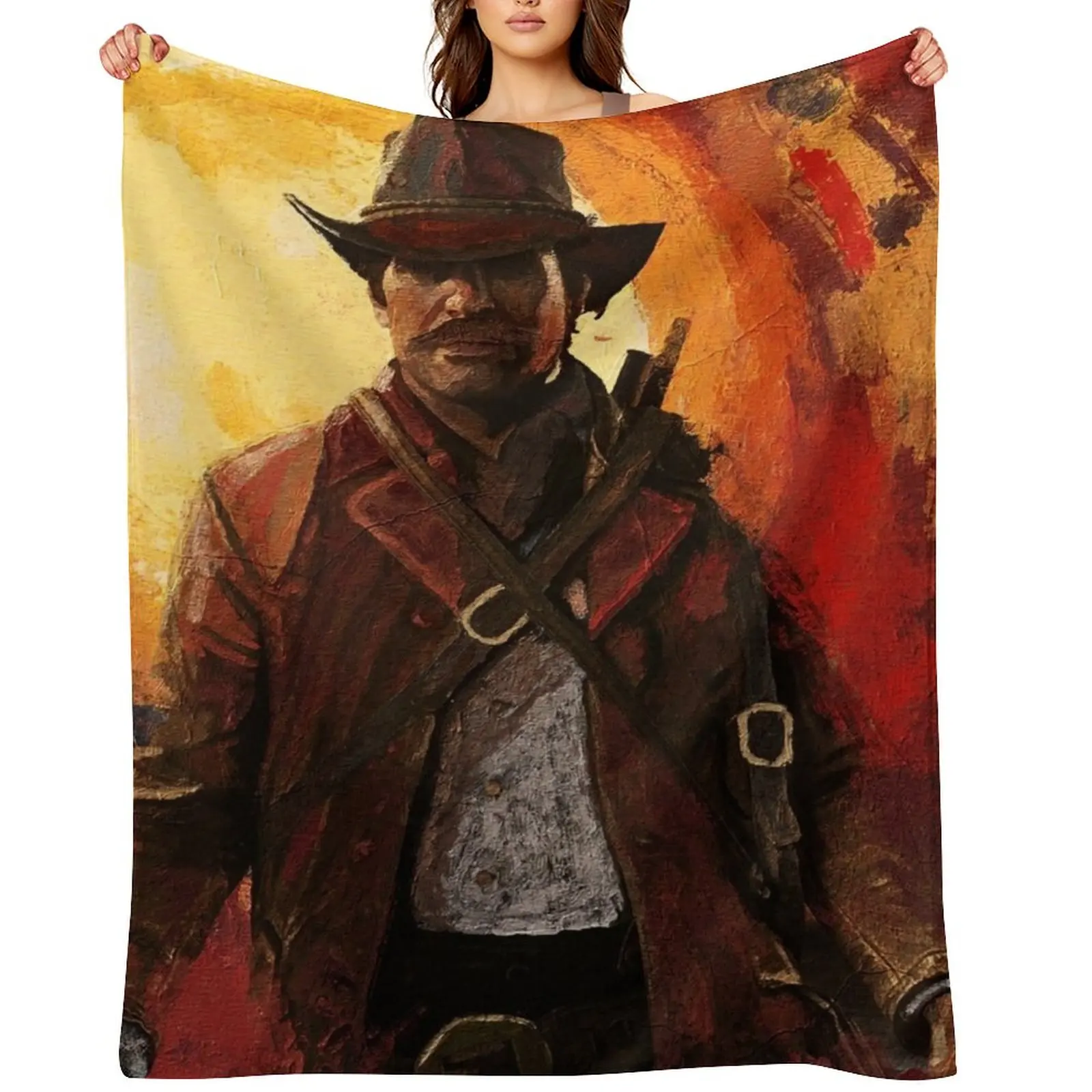 

Arthur Morgan RDR2 Throw Blanket Quilt Luxury St Luxury Thicken sofa bed Blankets
