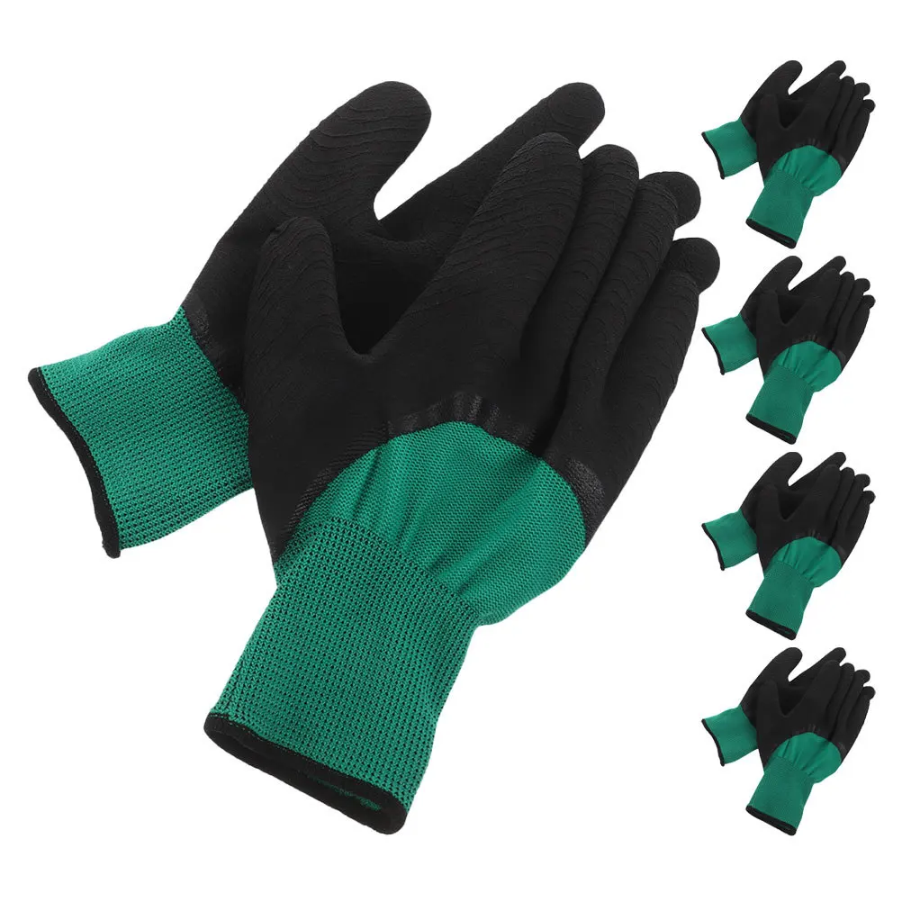 5Pairs Animal Handling Gloves Breathable Reusable Anti Bite Scratch Resistant for Small Pets Protection during Training Feeding