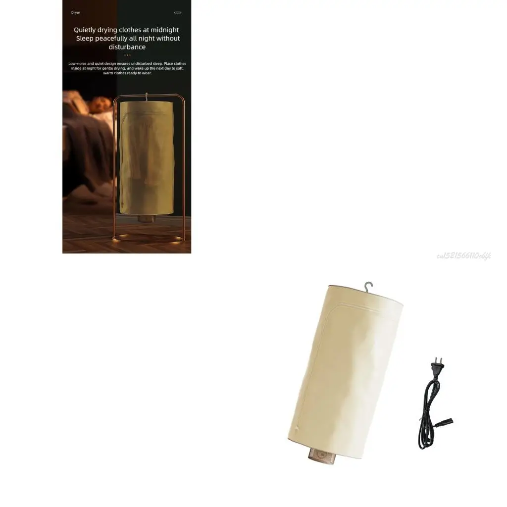 27RB 110V Portable Clothes Dryer for Apartment Travel 200W Dryer Machine for Light Clothes Underwear for Housewarming