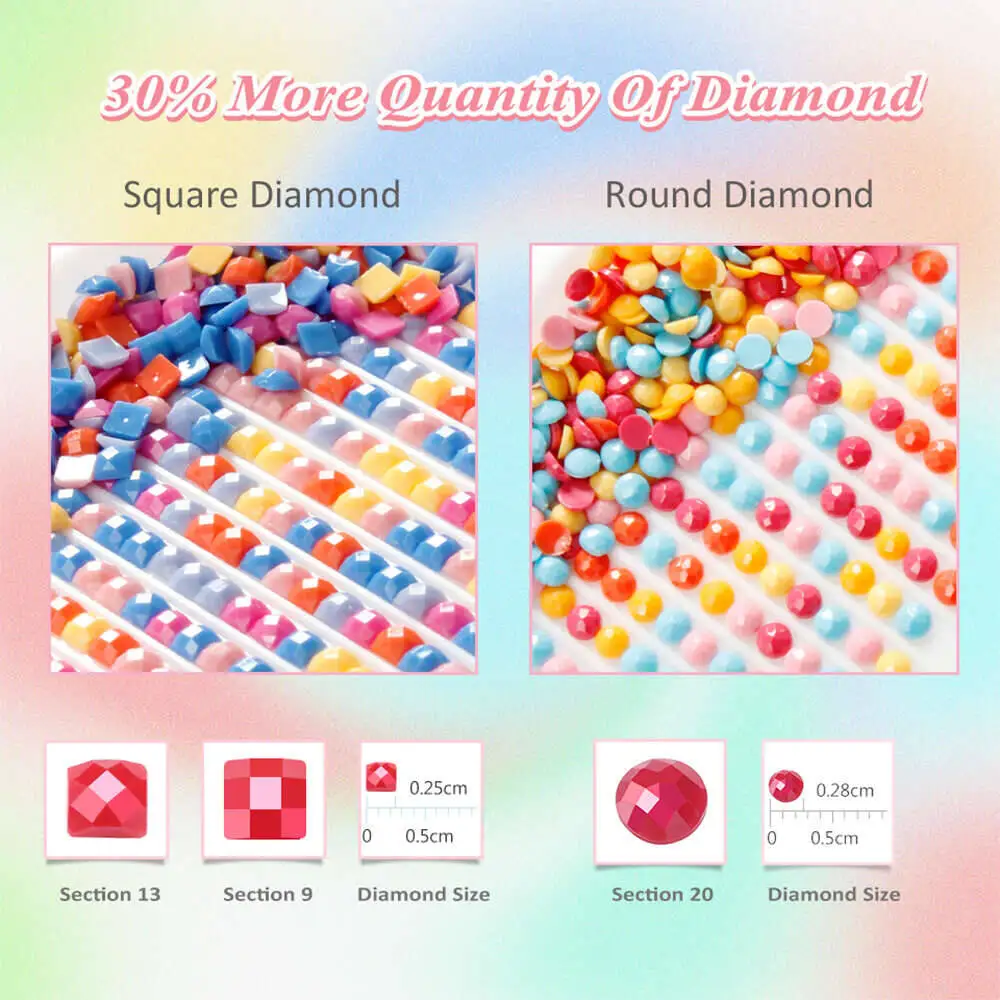 HUACAN DIY Diamond Painting Girl Portrait 5D Diamond Mosaic Motorcycle Full Square Round Drill Embroidery House Wall Decor