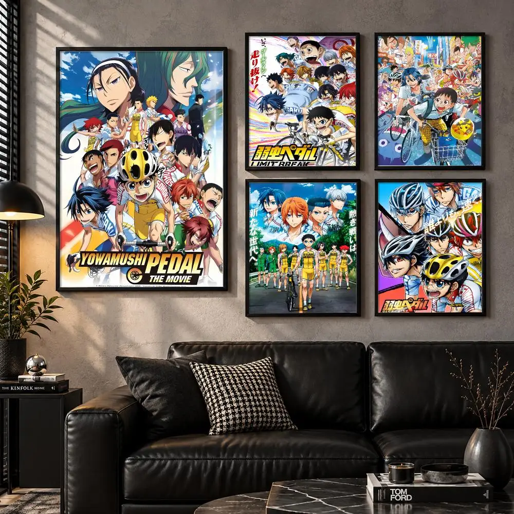 Yowamushi Pedal Elite Bike Sport Anime Racing Youth Poster Self-Adhesive Unframed Fashion Wall Prints for Office & Home Decor
