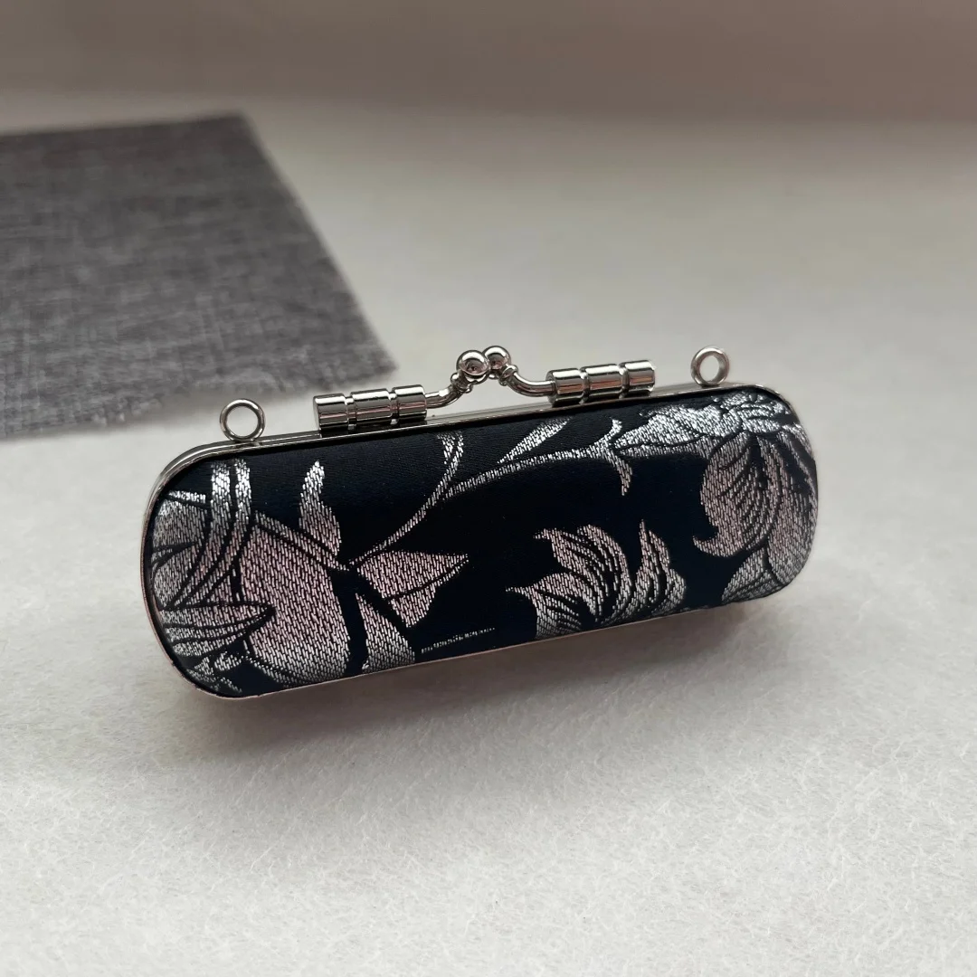 Make Your Own Hard Shell Box Clutch Bag Frame And Sides Purse Box Frame Small Loop Lipstick Bag with Mirror Kiss Lock Wedding