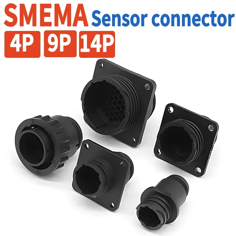 

AMP/TE 4P/9P/14Pin SMEMA Aviation Connector Auto Sensor Plug & Socket SMT Equipment Signal Connector 182658-1 206153-1 206062-4