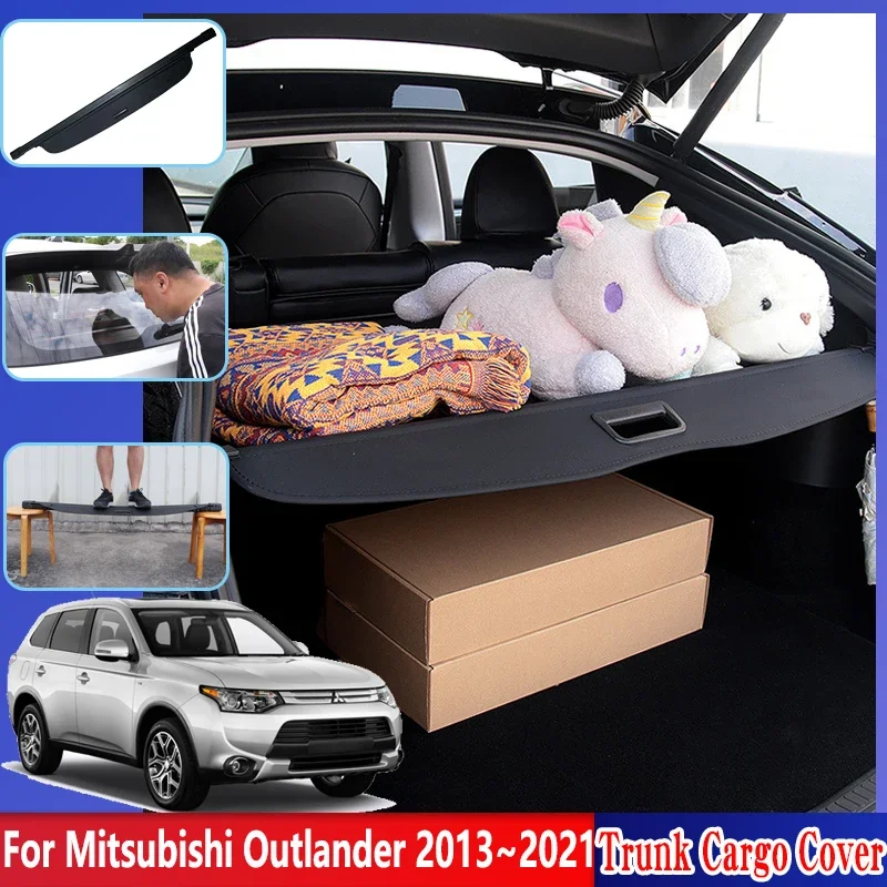 

Car Trunk Cargo Cover For Mitsubishi Outlander Accessories Electric Tailgate 2013~2021 Retractable Partition Privacy Shades 2020