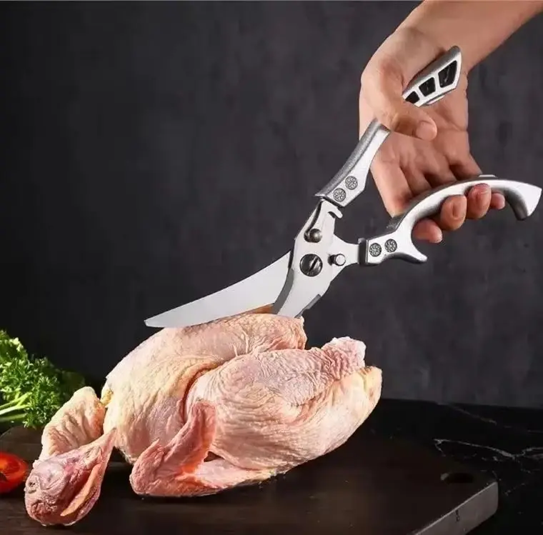 

Spring chicken Bone scissors detachable scissors for home all-steel kitchen Powerful versatile food scissors for kitchen gadgets