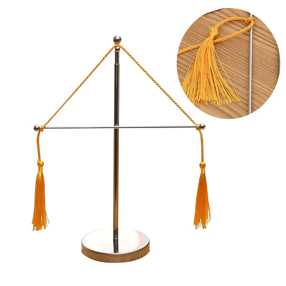 

Flag Table Telescopic Metal Base Tabletop Flag Base Desktop Holder Stand Small Mini Rack Office Accessories Note Storage