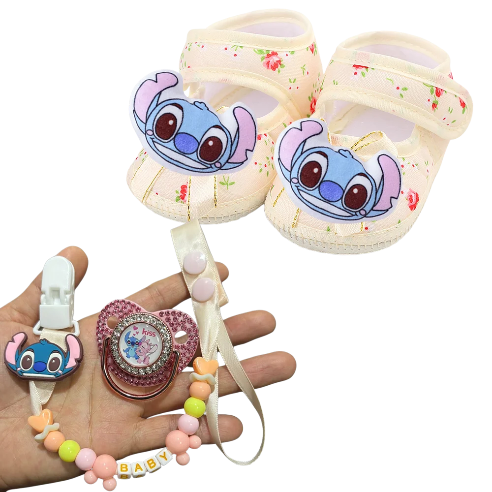 

Набор детских пустышек (с мультяшным дизайном), пустышка для новорожденных и держатель для пустышки, подарок для новорожденных, обувь для новорожденных, аксессуары для малышей