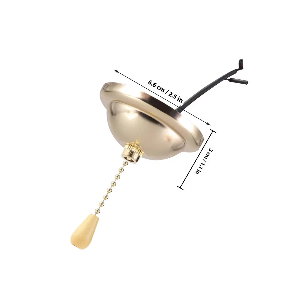 Ceiling Fan Pull Chain Set Vintage Iron Wire Pulling Switch for Lamp Ceiling Light Indoor Ventilation Fan Pulls Set