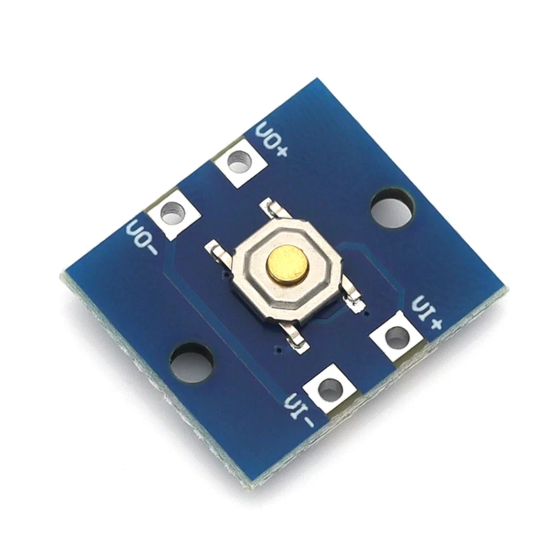 5-20Pcs DC2-30V 3A Mini Self Locking Button Switch Board Bistable Push Button Single Button Switch Board