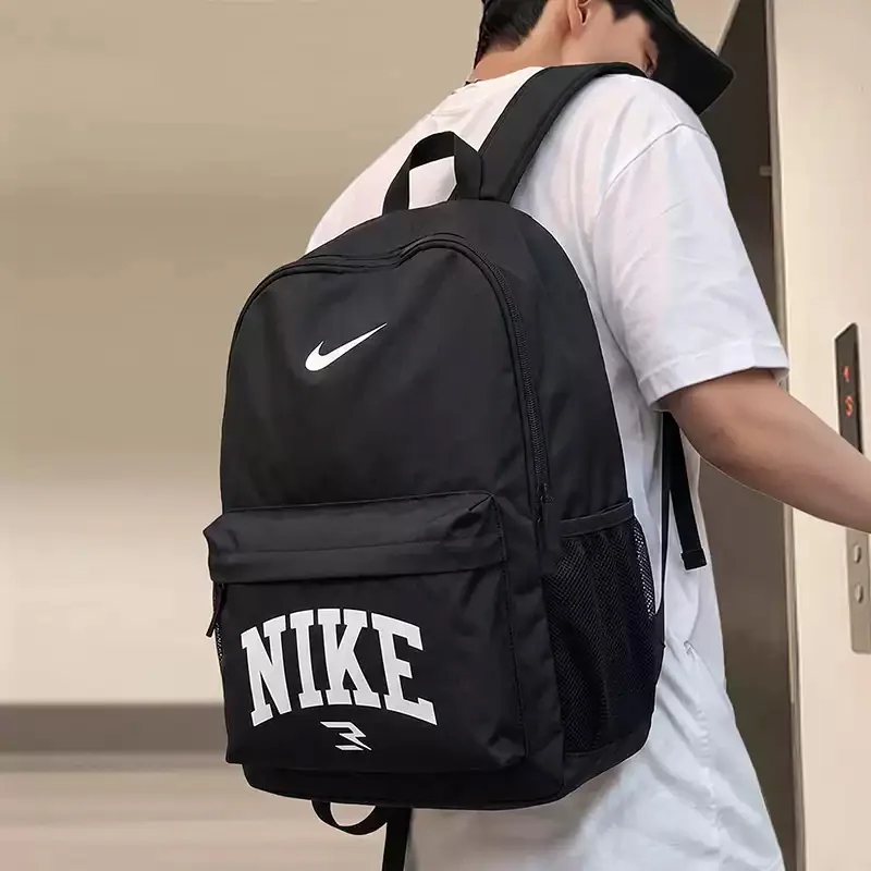 Nike Genuine Double-Shoulder Backpack for Travel Storage - Student Schoolbag N32533091GS-005