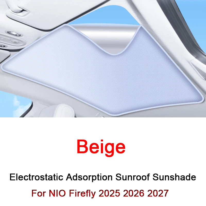 Fit For NIO Firefly 2025 2026 2027 Electrostatic Adsorption Car Roof Sunshade Skylight Blind Shading Windshield Sunroof Cover