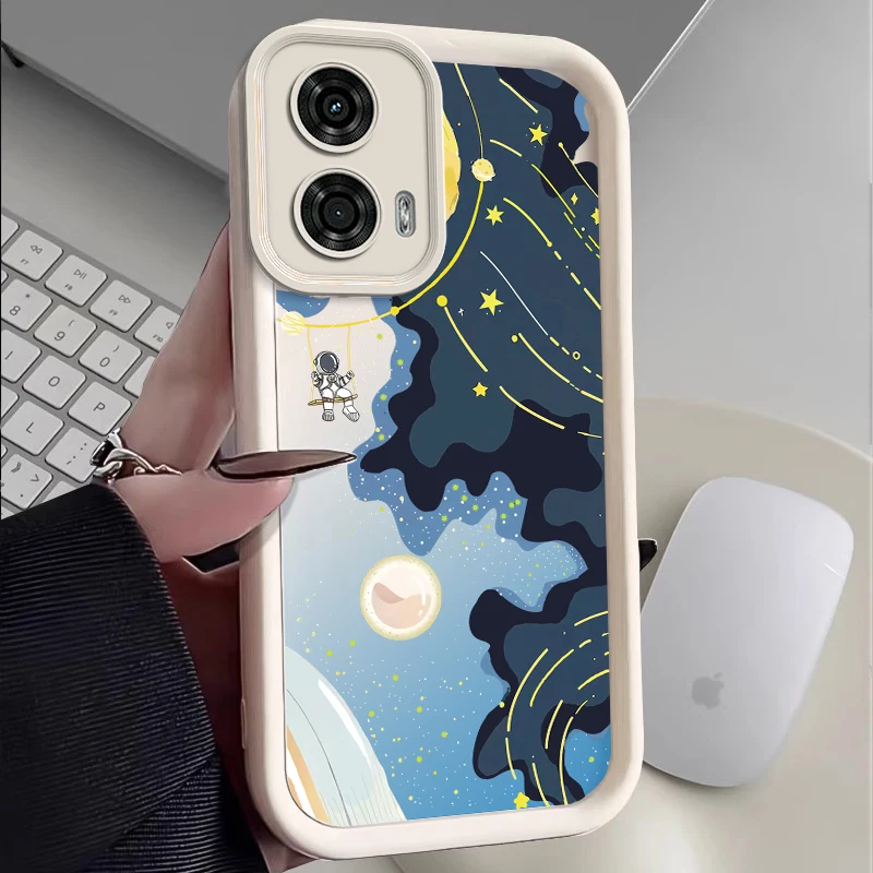 G24 Night Sky New Sky Eye Phone Case For Motorola Moto G24 G24Power G54Power G20 G54 G84 G53 E40 E32 G04 G22 G30 G34 G53 Cover
