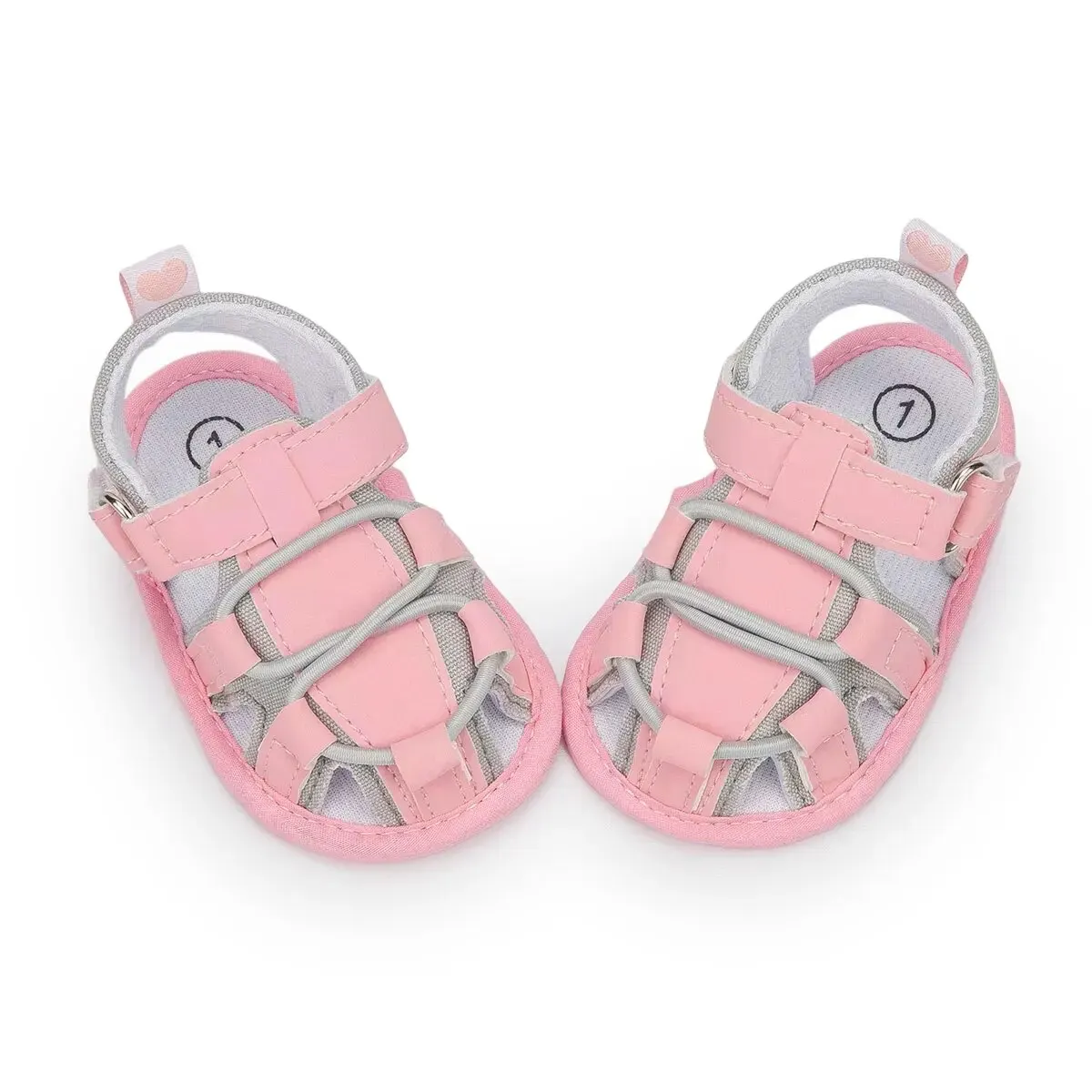 Meckior Baby Beach Sandals Newborn Casual Toddler Shoes Anti-slip Multicolor Soft Sole Spring Summer Baby Boy Girl Shoes