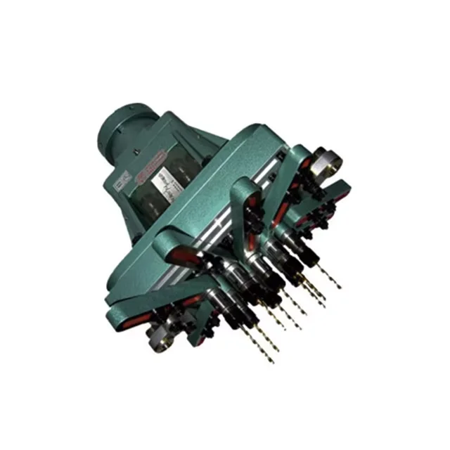 MU100*165 U-Type Multi-Spindle Head 2-8 Adjustable Spindles Drilling Tapping CNC Machine Accessory Customizable