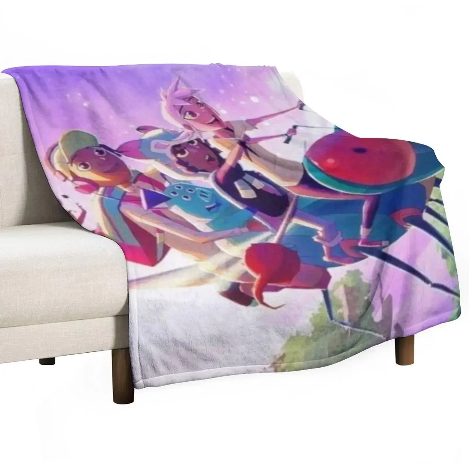 Kipo and the age of the Wonderbeasts Throw Blanket Faux Fur Soft Warm Blanket for Bed