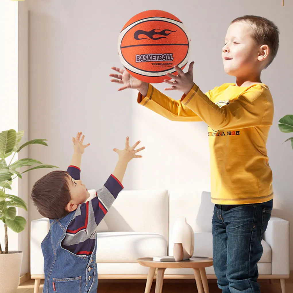 Portable Indoor Basketball Quiet And Elastic Ball For Home And Tapping Is Comfortable. Can Also Be 21cm