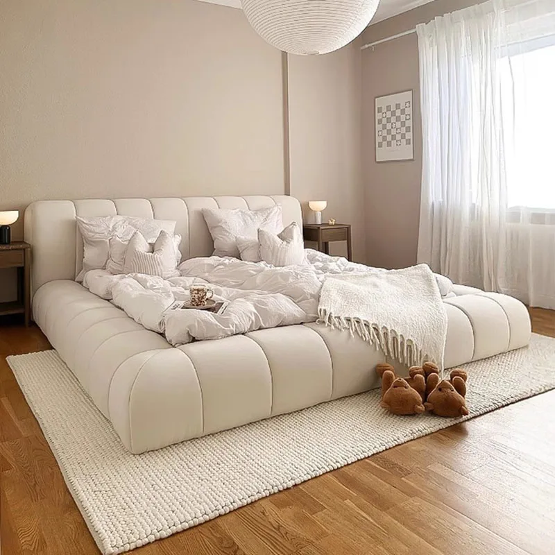 

Human Dog Bedroom Bed King Size Design Luxury Double Massage Bed Simple European Princess Sleeping Camas De Casal Home Furniture