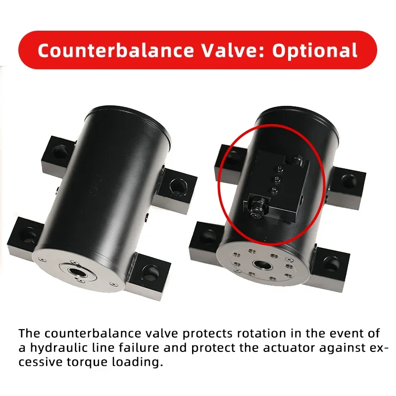 Mini Actionneurs Rotatifs Hydrauliques Hélicoïdaux, Accessoire de Rêves de Machines de Construction, Double Simple