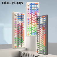 K820 Game Wired Keyboards Mouse Set Three Colored Luminous Gaming Mechanical Keyboard 94 Keys Desktop Computer Accessories