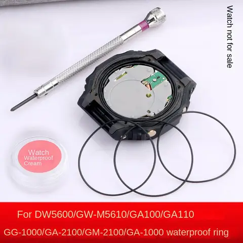 Back cover waterproof ring For Casio GA110/100 GA1000 GA2100 DW5600 GG-1000 MTG-B1000 EFR-303 sealed waterproof ring watch part