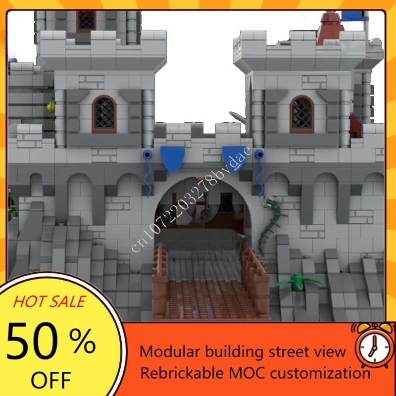 5020 PCS MOC Castello Medievale Building Block Modello Medievale castello dell'aquila Mattoni Tecnici Set di Assemblaggio FAI DA TE Per I Regali di Festa Del Bambino