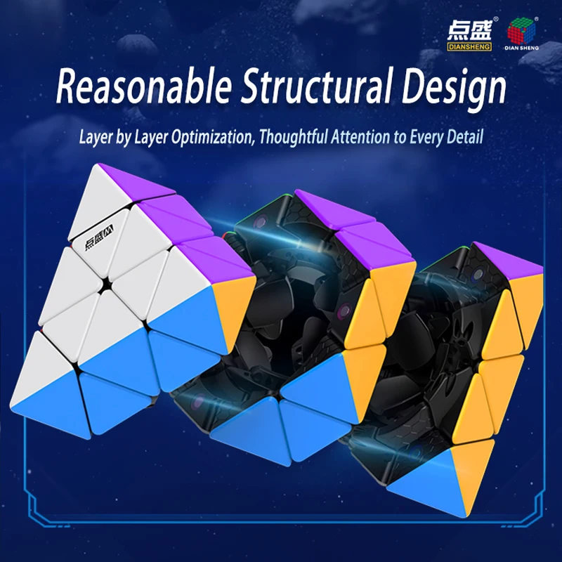 Diansheng Gezicht Draaien Octaëder Magnetische Magische Kubus Professionele Snelheid Puzzel Kinderspeelgoed Spel Cadeau Speciaal Cubo Magico