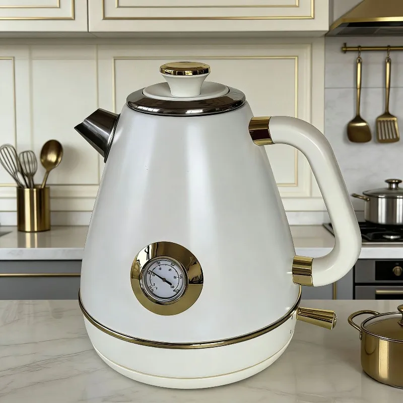 

Электрический чайник B58B-Auto Power Off из нержавеющей стали 304, 1,7 л, 1850 Вт, с ручной росписью, для быстрого кипячения, вилка EU