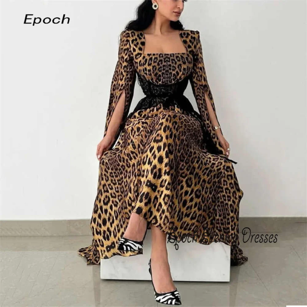 Epoch A-Line Evening Dress فساتين مناسبة رسمية Arabia Elegant Limited Pattern Cocktail Prom Gown With Shawl For Sexy Women 2024