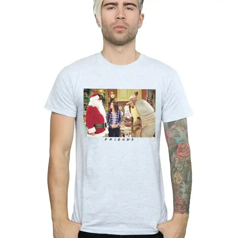 

Мужская рождественская футболка Armadillo Friends