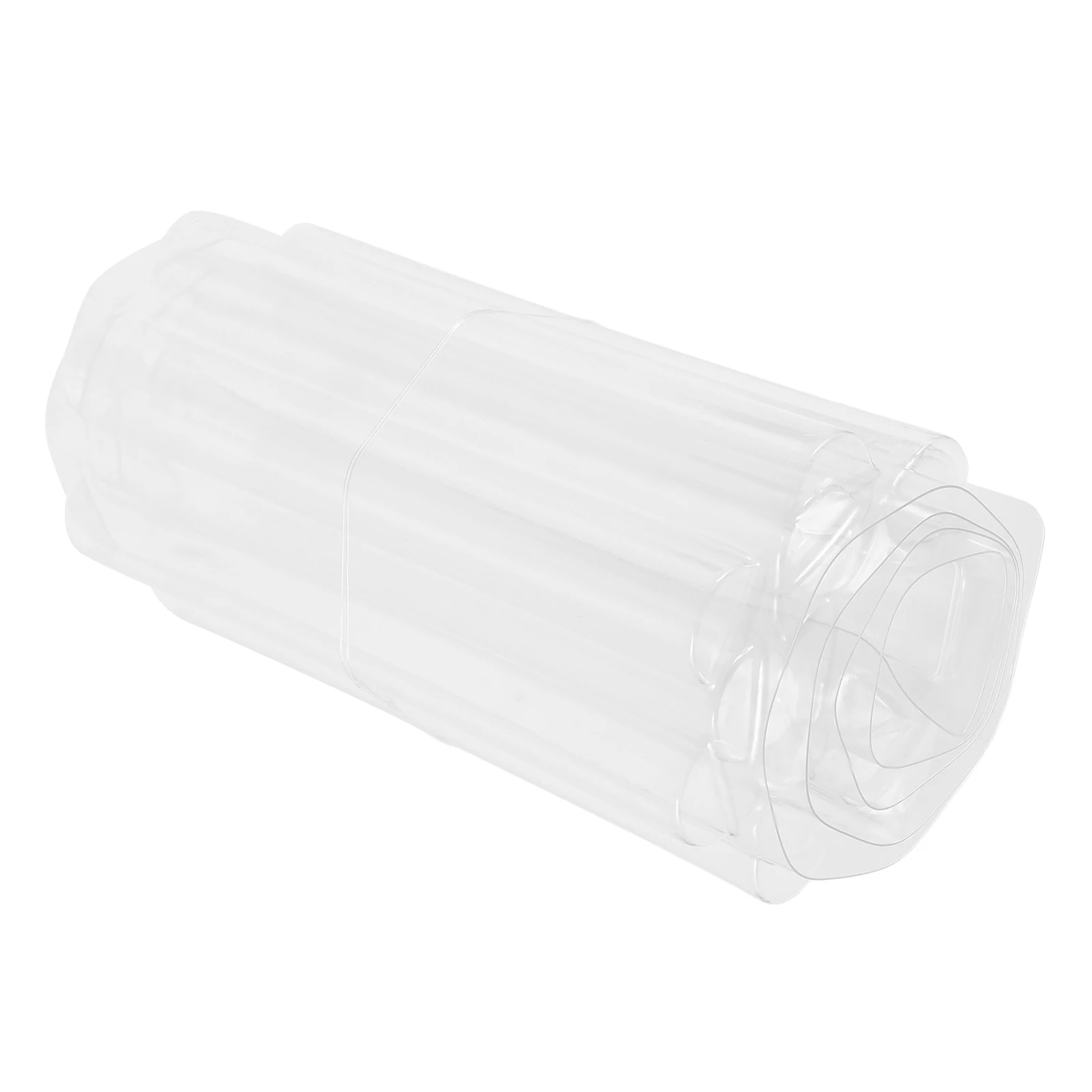 قالب فندان بياقة الكيك الشفاف لكعكة الموس DIY أداة خبز الحافة بتصميم اوريغامي قالب خبز على شكل حدود جانبية