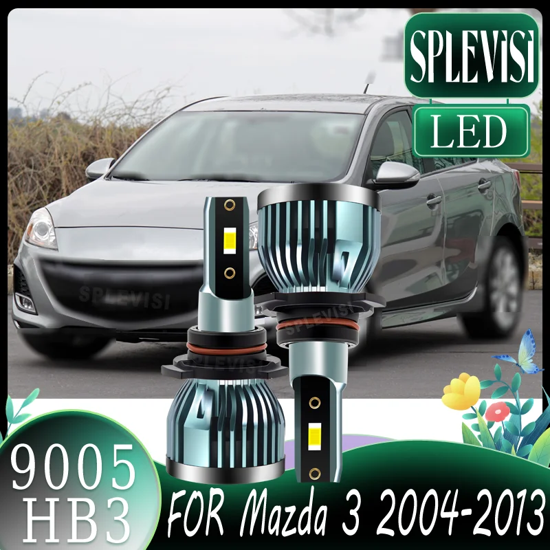 

Enhanced Night Visibility Quick Setup 9005 Headlight LED High Beam For Mazda 3 2004 2005 2006 2007 2008 2009 2010 2011 2012 2013