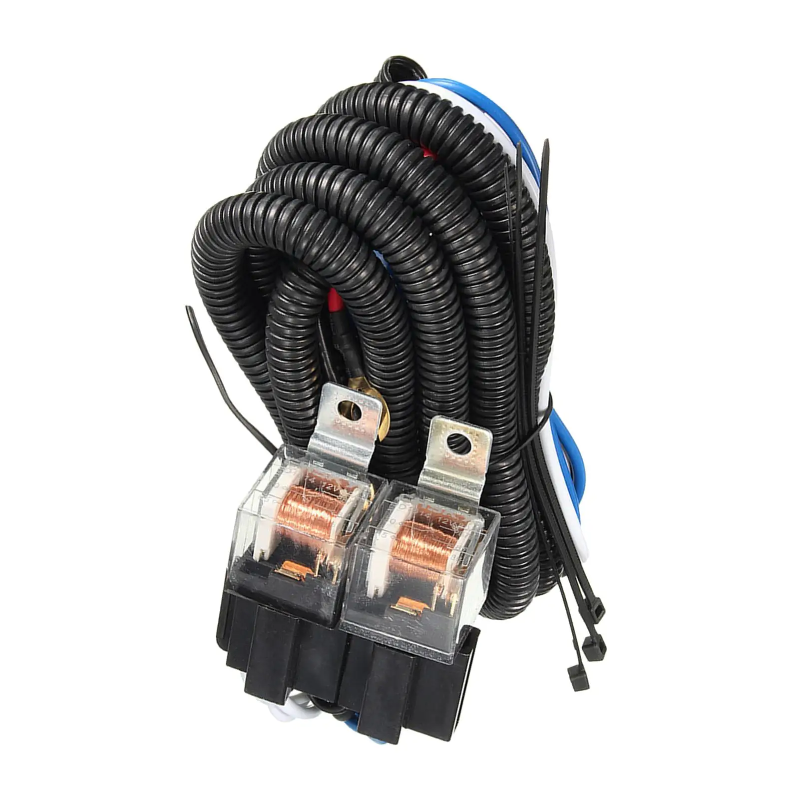 Automotive H4 Headlight Relay Wiring Harness Replace Durable Ceramic Plug