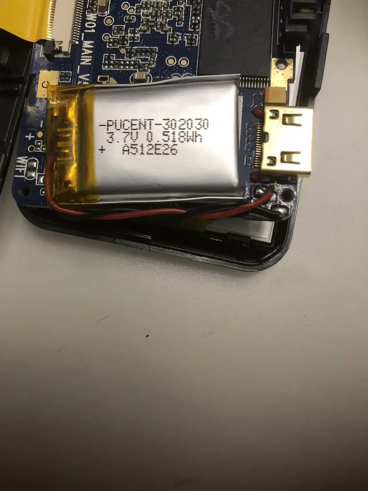 3.7V polymer lithium-ion battery 2.0 express video early education machine 302030 dynamic charging 350MAH protection
