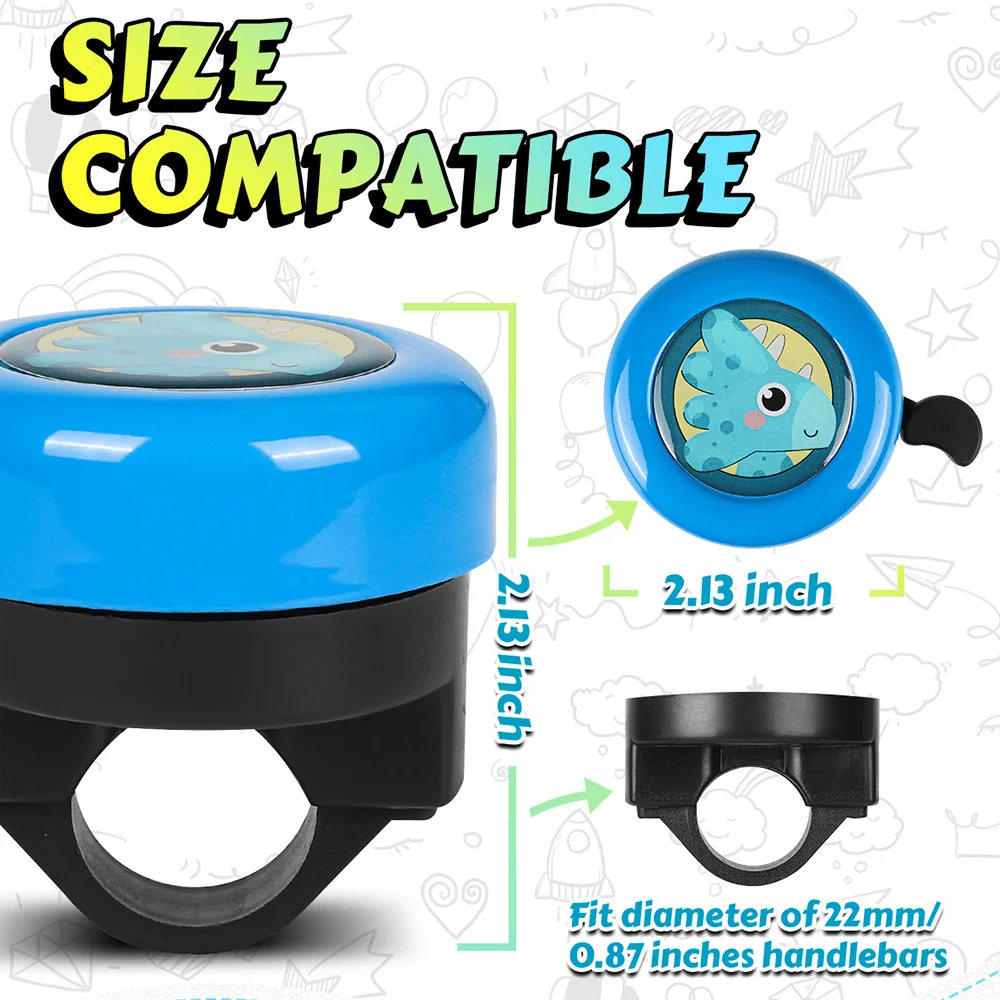 Kids Bicycle Bell Children Mini Cute Cycling Ring Alarm Warning For Scooter Tricycle Sport Handlebars Horn Bell Bike Accessories