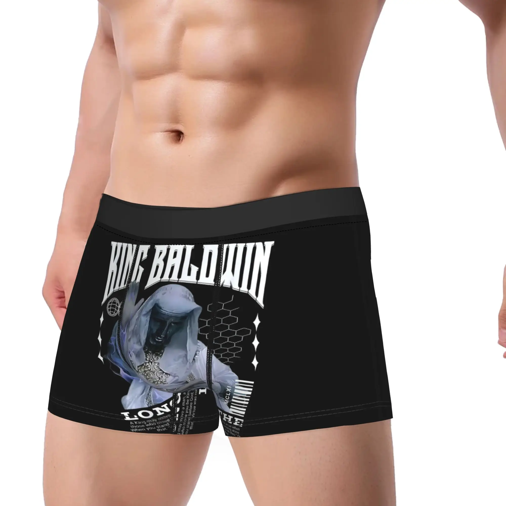 ملابس داخلية King Baldwin IV للرجال سراويل داخلية قصيرة مضحكة من Trenky مخصصة يمكنك صنعها بنفسك مقاس كبير