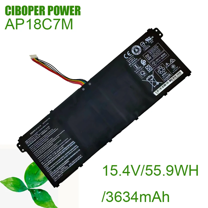 CP Battery AP18C7M 54.57WH AP18C7K N19H3 For Swift 3 Swift 5 Pro SF313 SF314 52 53 57 SF514 54GT 55GT 55TA Spin 5 SP513-54N