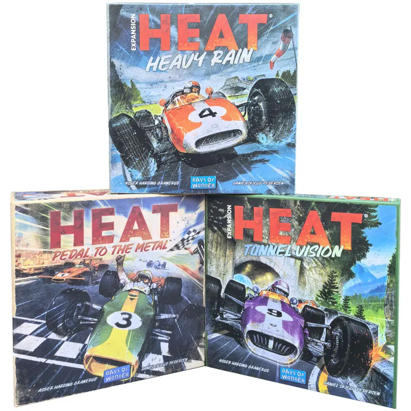 english-version-heat-pedal-to-the-metal-racing-strategy-game-high-speed-thrill-seeker-car-game-heat-tabletop-gaming-card-game