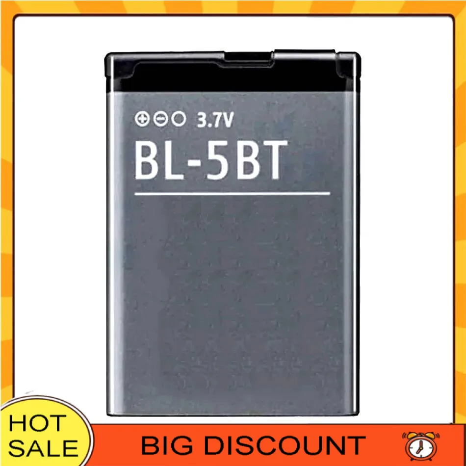 

870Mah BL-5BT For Nokia 2608 2600C 7510A 7510S N75 High Compatibility Long-Lasting Mobile Phone Battery
