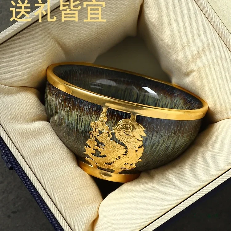 DurableJianzhan Teacup Master Cup Personal Single Cup Ceramic Tea Tasting Cup Kung Fu Tea Set Tea Bowl Special Offer