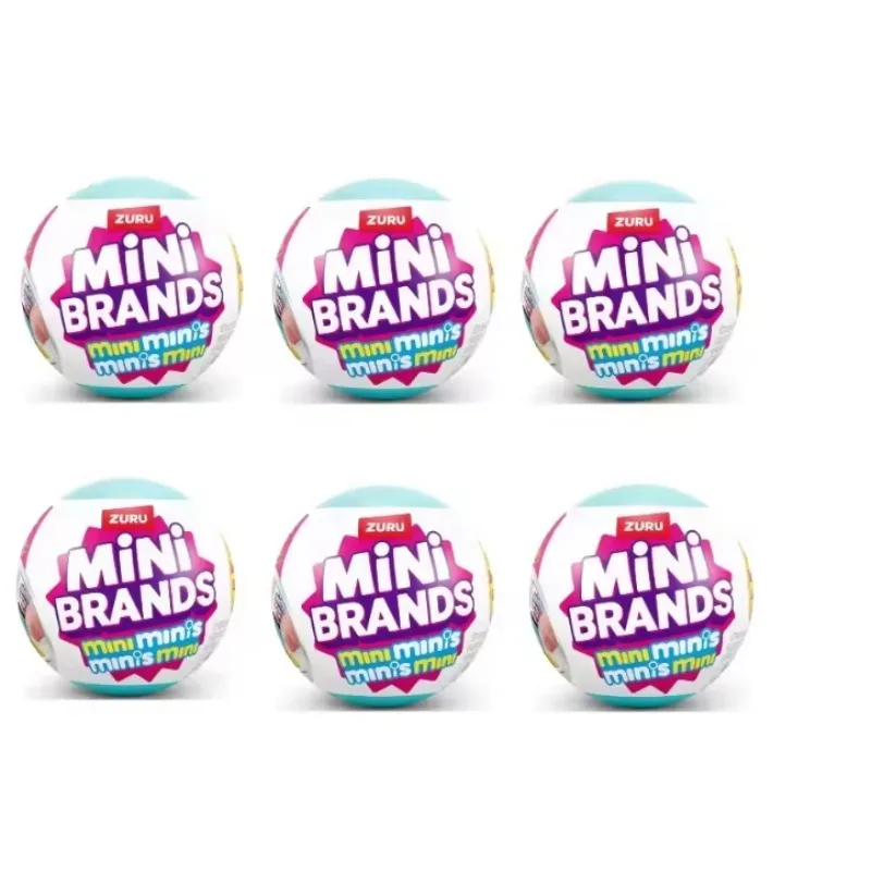 ZURU Original Fill The Fridge Mini Refrigerator Set Mini Brands Ball Series Surprise Box Mystery Toy Doll House Decoration Gifts view 5