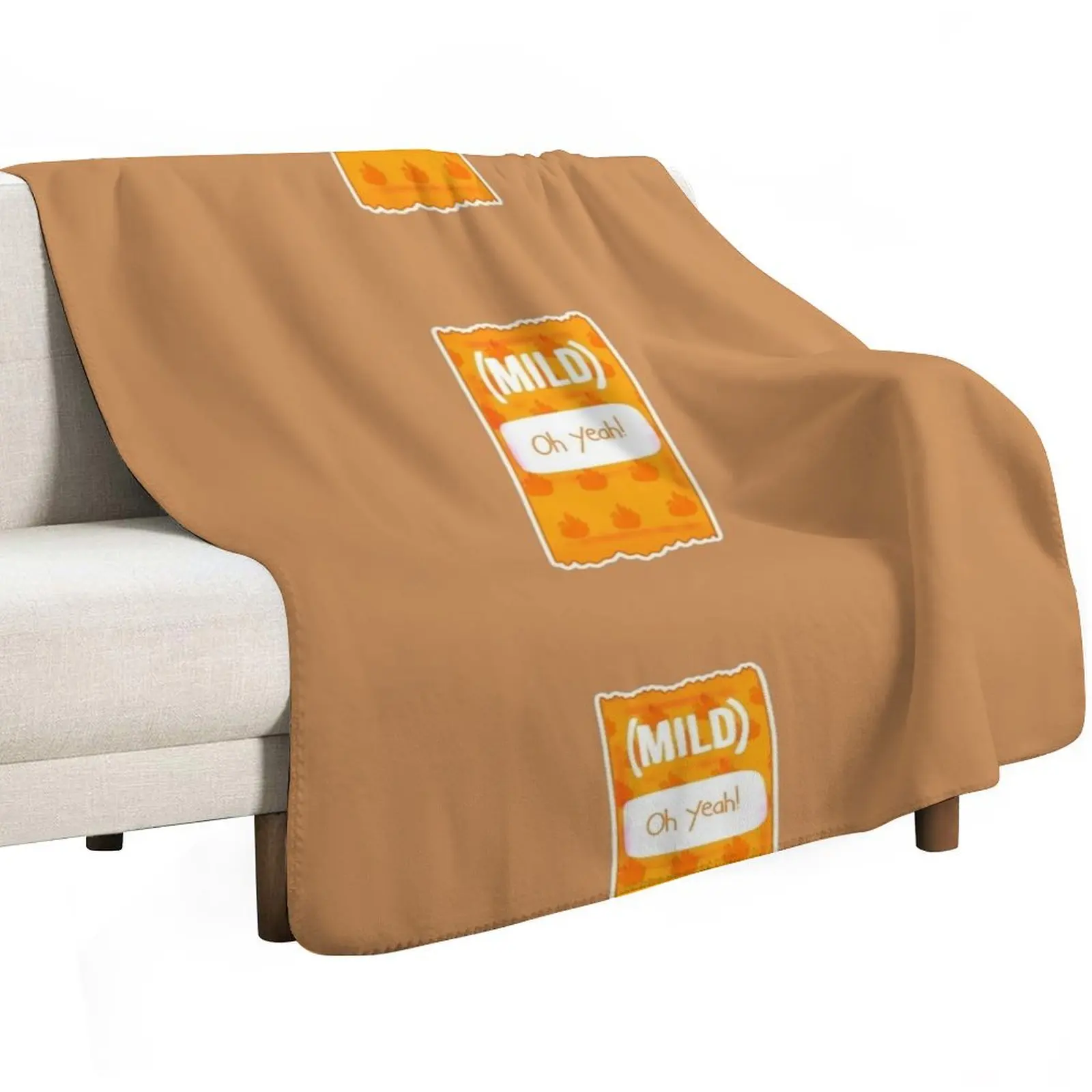 Taco Bell Mild Sauce Throw Blanket Warm Flannel Blanket for Couch Chair Bedroom