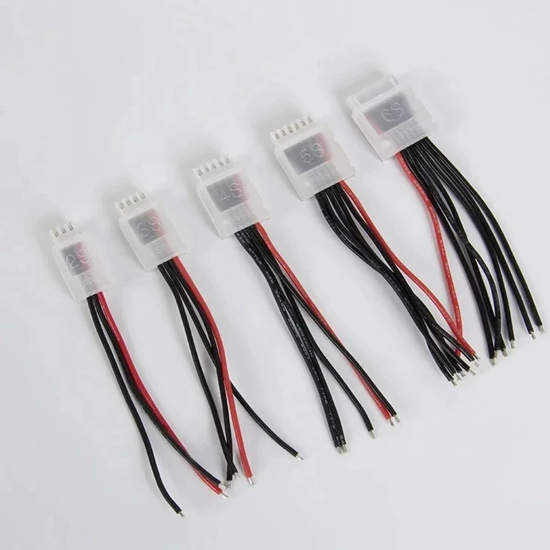 10/20pcs/lot 2S 3S 4S 5S 6S JST-XH Balanced Head Protection Balance Plug Savers AB Clip for Rc Lipo Battery image 6