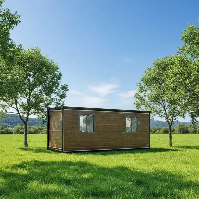 YG Customized Cheap Traditional Living House 20Ft 2 Bedroom Tiny Home Fold Out Unfolding Eco Portable Insulation Expandable Cont