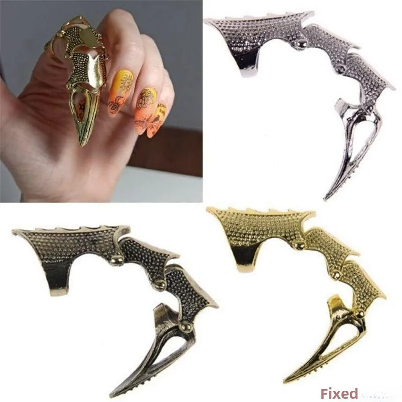 

Модное креативное винтажное кольцо-броня, экстравагантное, индивидуальное, гибкое, с открытым концом, аксессуар