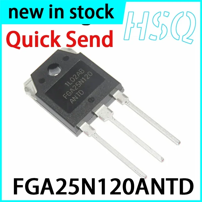 1PCS FGA25N120 FGA25N120ANTD 25A 1200V TO-3P Inline Induction Furnace High-power Crystal Triode IGBT Transistor