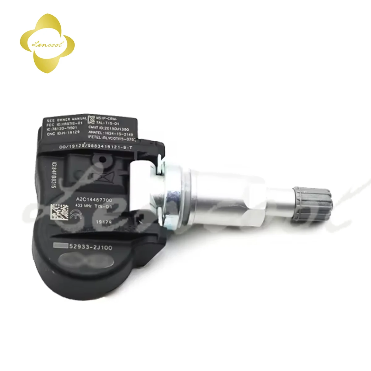 52933-2J100 4PCS/LOT TPMS Tire Pressure Sensor For Kia Mohave Carens Stonic Ceed Sorento Venga Rio Ggenesis G80 Hyundai Accent - Image 2